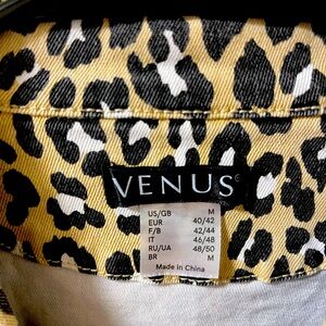 Animal print jacket.. Purchased from Venus size medium never worn